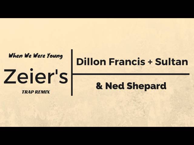 Dillon Francis + Sultan & Ned Shepard - When We Were Young (Zeier's TRAP Remix)