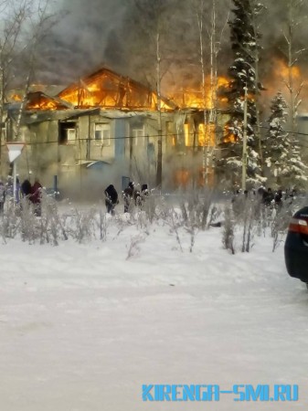 Школа в Алексеевске Киренского района сгорела почти дотла 0