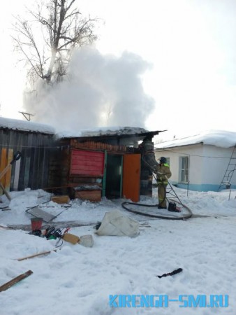 В Казачинско-Ленском районе в поселке Окунайский на ул. Мира, 6 случился пожар в помещении бойлерной детского сада.