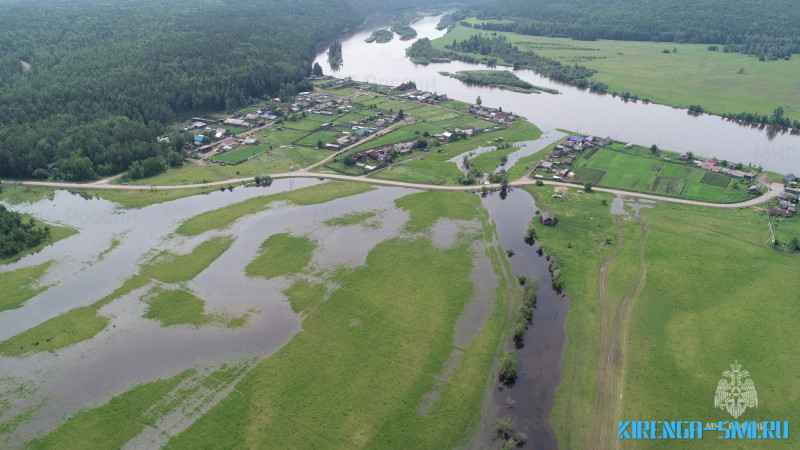 В Казачинско-Ленском районе остаются подтопленными 15 приусадебных участков в двух поселках