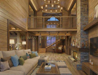 Дизайнерский ремонт коттеджа под ключ