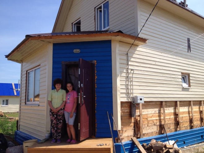 Новый дом, предоставленный семье из Казачинско-Ленского района по программе расселения аварийного фо