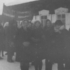 Учителя КСШ на демонстрации 7 ноября 197..года
