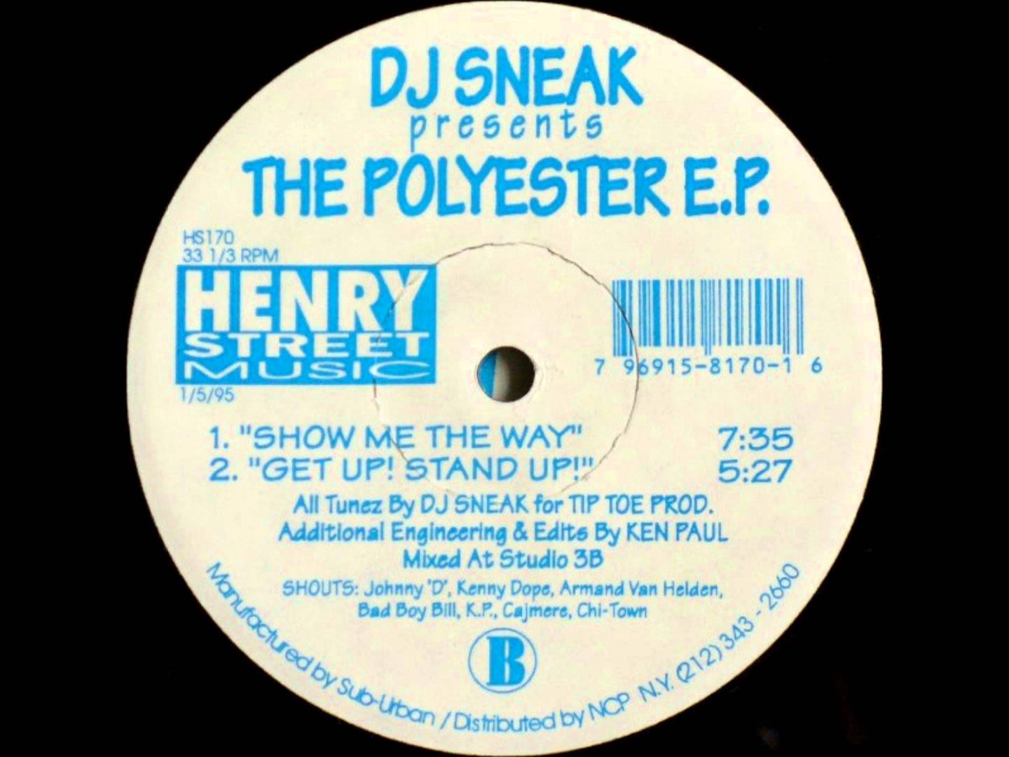 DJ Sneak - The Polyester EP - Show Me The Way (1995)